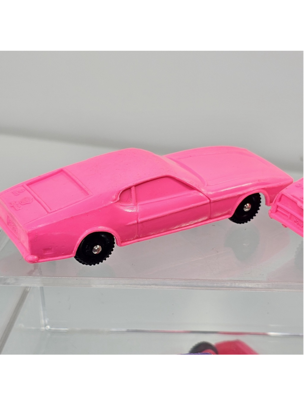 Vintage 1975 Imperial Hong Kong Plastic Toy Cars Lot of 4 Pink Orange Purple - Picture 10 of 15